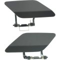 Headlight Washer Cover Pair For Mercedes Benz E300 E350 E400 E550 2010 2011 2012 2013 Driver And Passenger Side Primed 