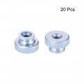 Uxcell Knurled Thumb Nuts 20pcs M4x0 7mm Iron Round Knobs Fastener For 3d Printer Parts