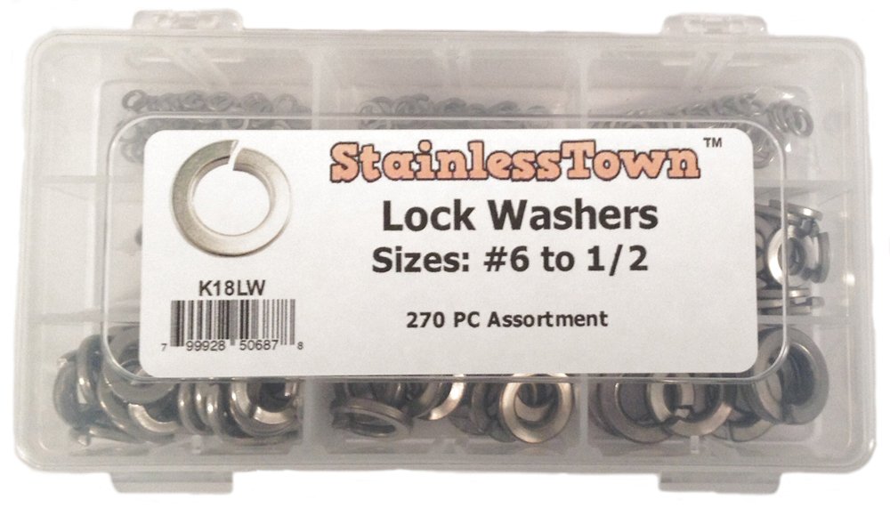 Stainless Steel Lock Washer Assortment Kit