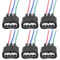 Zreneyfex 6 Pack Ignition Coil Female Connector Plug Harness Replacement For Toyota 4runner Highlander Land Cruiser Sequoia