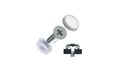 Crl White Countersunk Large Snap Cap Screw Covers Package Of 100 