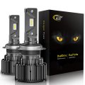 Cougar Motor H7 Led Bulbs K16 Series 18000lm Fog Lights 60w 6000k Cool White Focused Pattern Plug And Play Pack Of 2 
