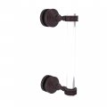 Allied Brass Pg-407d-8sm Pacific Grove Collection 8 Inch Single Side Dotted Accents Shower Door Pull Antique Bronze 