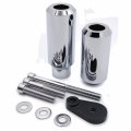 No Cut Frame Slider Crash Protector For 2005 2006 Kawasaki Zx 6r 6rr 636 Chromed Finish