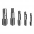 5pcs Bsp 55 Degree Pipe Tap Cylindrical Thread Taps Fit For G1 8 4 G3 2s Bearing Steel Thread Tool 
