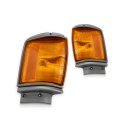 1987-1988 Toyota Pickup Pair Park Lights Driver And Passenger Side 2wd Std Black To2520115 To2521117 81620-89162 81610-89162 