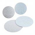 Uxcell 50 Pcs 5-inch Aluminum Oxide White Dry Hook And Loop Sanding Discs Flocking Sandpaper 80 Grit