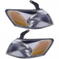 Signal Light Assembly Pair For Toyota Camry 1997 1998 1999 Driver And Passenger Side Clear Amber Lens Dot Certified To2530126 