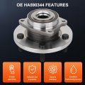 Ocpty Front Left Right Wheel Bearing And Hub Assembly Compatible With For Chevrolet Cruze 2016-2019 Oe Ha590344 5 Lugs Abs Tone