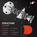 A-premium Front Wheel Bearing Hub Assembly Bearings And Compatible With Bmw 318i 323i 325i 328i 330i 525i 530i 535i 323ci 325ci