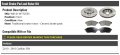 Front Ceramic Brake Pads And Rotor Kit Compatible With 2010-2016 Cadillac Srx