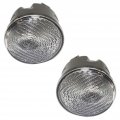 Turn Signal Light Pair For Jeep Wrangler 2014 2015 2016 2017 Front Driver And Passenger Side Halogen Clear Lens Ch2526103 