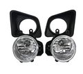 Fog Light Assembly For 2014 2015 2016 2017 2018 2019 Tundra H16 12v 19w Bulbs With Wiring Harness And Switch Clear Lens Front 