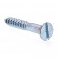 Prime-line Wood Screws Flat Head Slotted Drive 6 X 1 In Zinc Plated Steel 50 Pack 