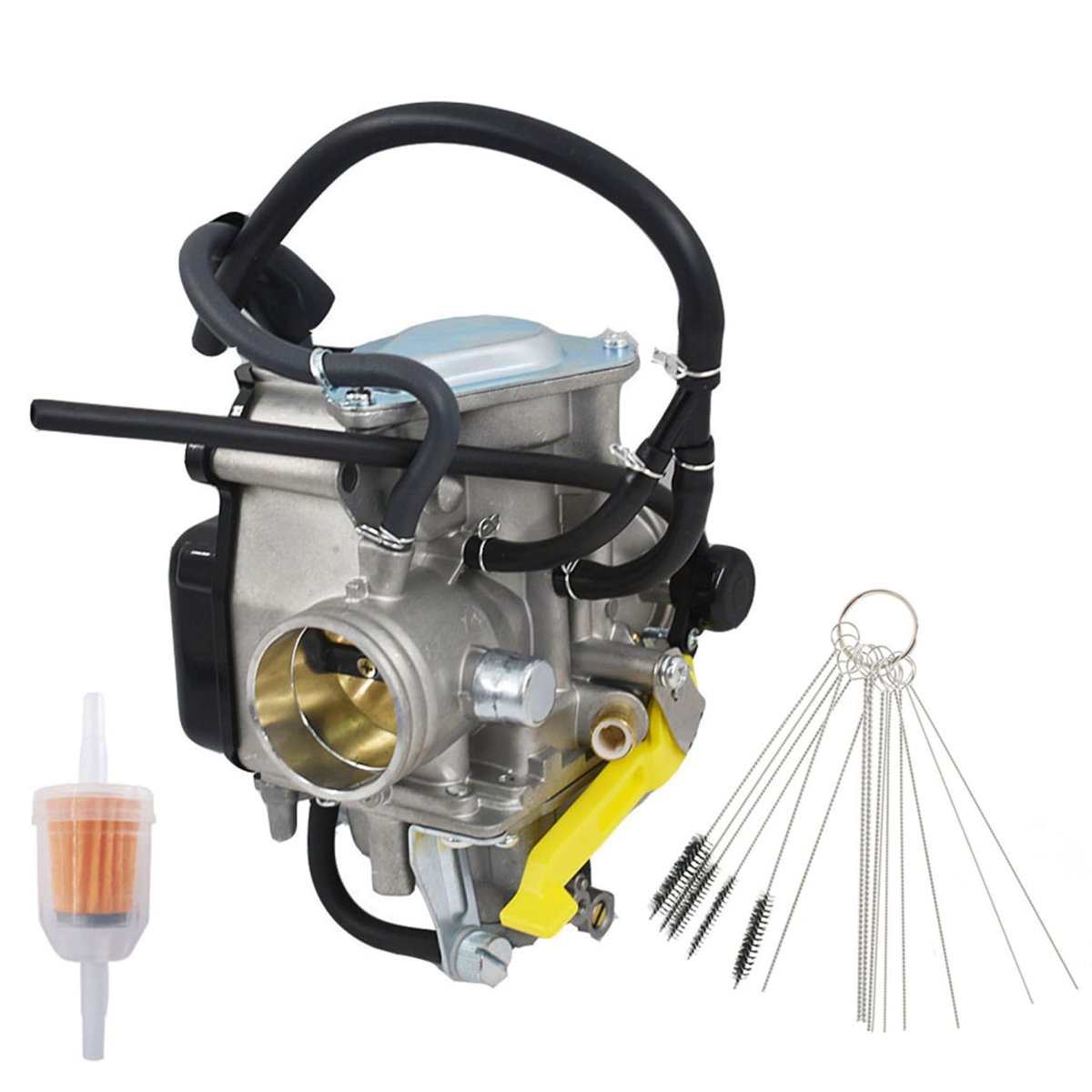 Carburetor Kit Replacement For Trx400 2001 To 2015 Part Number 16100-hn1-a43 Chrome Finish