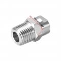 Uxcell Flat Fan Spray Tip 1 4bspt Male Thread 304 Stainless Steel Nozzle 65 Degree 2 8mm Orifice Diameter Pcs
