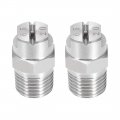 Uxcell Flat Fan Spray Tip 1 4bspt Male Thread 304 Stainless Steel Nozzle 65 Degree 2 8mm Orifice Diameter Pcs