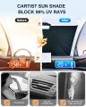 Cartist 5-layer Windshield Sun Shade Custom Fit For Kia Telluride 2020-2023 Accessories Foldable Car Front Windowshade Sun