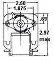 Fasco K109 C Frame Open K Line Shaded Pole Oem Replacement Electric Motor With Sleeve Bearing 1 75hp 3000rpm 115vac 60hz 0 77
