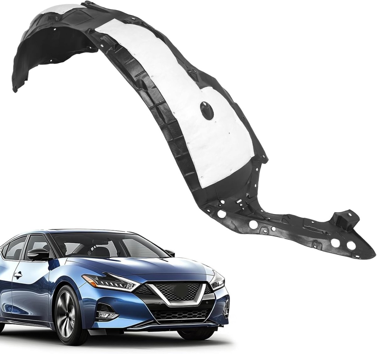 Jmtaat Front Right Fender Liner Panel For 2016-2023 Nissan Maxima With Insulation Foam Replacement 638404ra1d Ni1249159 Inner
