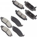 Automotive Replacement Brake Pads Front Rear Fit For Nissan 350z 2006-2009 For 370z 2009-2018 Murano 2011-2014