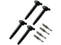 Ignition Coil And Iridium Spark Plug Kit 8-piece For 2010-2017 Toyota Camry 2 5l 4-cylinder 