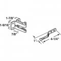 Prime-line Mp18517 Gate Latch And Strike Set 1-7 8 In X 1-9 16 Steel Painted Black Single Pack