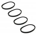 The Rop Shop Pack Of 4 Torque Converter Belts For Hoffco 203597a Rotary 10042 12-10042