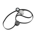 Dasbecan 90k-38178a A C Belt Tensioner Idler Pulley Kit For 04-12 Chevy Colorado Gmc Canyon 06-10 Hummer H3 Replace K060916a 