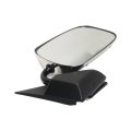 Gmc K2500 1990-1996 Door Mirror Passenger Side Steel Polished Manual Adjust Non-heated Folding Non-towing Below Eyeline Type 