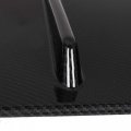 Aintier 1pc Abs Rear Bumper Chassis Spoiler Shark Fin Wing Compatible For 2015-2018 Subaru Wrx Sti Glossy Carbon Look Roof 8