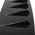 Aintier 1pc Abs Rear Bumper Chassis Spoiler Shark Fin Wing Compatible For 2015-2018 Subaru Wrx Sti Glossy Carbon Look Roof 8