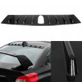 Aintier 1pc Abs Rear Bumper Chassis Spoiler Shark Fin Wing Compatible For 2015-2018 Subaru Wrx Sti Glossy Carbon Look Roof 8