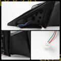 Dasbecan Right Passenger Side Door Mirror For Nissan Altima 2013-2018 Sedan Non-heated Non-folding Power Adjustable Glass 