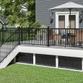 Barrette Outdoor Living 73055262 2 X 4 Ft Freesia Black Decorative Screen Panel