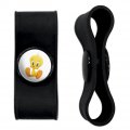 Graphics More Looney Tunes Cute Tweety Headphone Earbud Cord Wrap Charging Cable Manager Wire Organizer Set Of 2 Black 