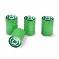 Green Lantern White Logo Tire Rim Wheel Aluminum Valve Stem Caps