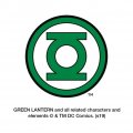 Green Lantern White Logo Tire Rim Wheel Aluminum Valve Stem Caps