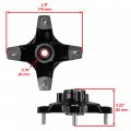 Caltric Front Left And Right Wheel Hub Compatible With Honda Sportrax 400 Trx400ex 2002-2004 Qty 2