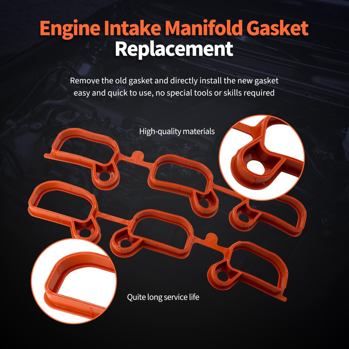 Engine Intake Manifold Gasket For Bmw 320i 323i 325i 328i 330i 525i 528i 530i X3 X5 Z3 Z4 Replaces 11611436631 21006001071