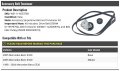 Accessory Serpentine Belt And Tensioner Kit Compatible With 1998-2005 Mercedes-benz E320
