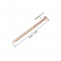 Uxcell Spiral Deck Nails Carbon Steel Nail Shank 53mmx2 5mm Lxd 100 Pcs