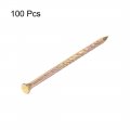 Uxcell Spiral Deck Nails Carbon Steel Nail Shank 53mmx2 5mm Lxd 100 Pcs