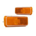 Front Side Marker Lights For Dodge D250 W250 1990 1991 1992 1993 Driver And Passenger Pair Replacement Ch2550101