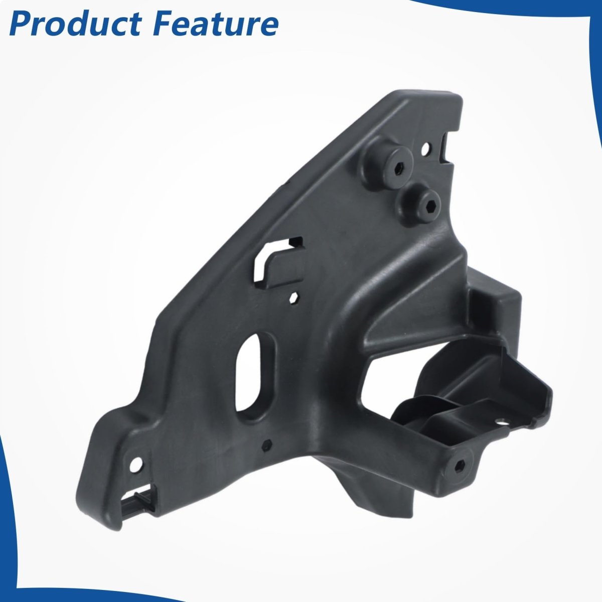 Front Bumper Outer Bracket Left Side For Escalade 2021 2022 2023 2024 And Esv Black Plastic Replacement 84286904