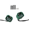 Grabote 2-pack 68064997aa Headlight Connector Wiring Harness Fit For Jeep Daytime Running Lamp Parking Light Wire Connectors
