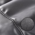 Black Leather Seat Cover Motorcyclecover Seat Protector Replacement For Yamaha Big Bear 350 1987-2001