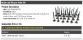 Intake And Exhaust Valve Kit 24 Piece Compatible With 2005-2009 Hyundai Tucson 2 7l Dohc V6