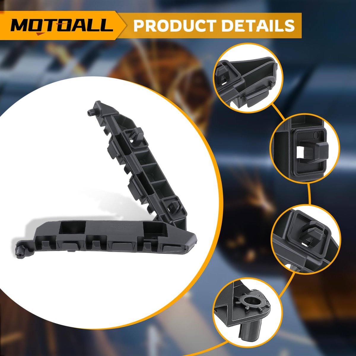 Front Bumper Bracket 71193-tr0-a01 For Honda Civic 2012 2015 Mounting Support Retainer Spacer Holder Replaces 71198-tr0-a01 2