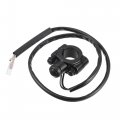 X Autohaux 1 Pcs 7 8 Motorcycle Handlebar Control Horn Start Switch Button With Connectors Aluminum Alloy Black